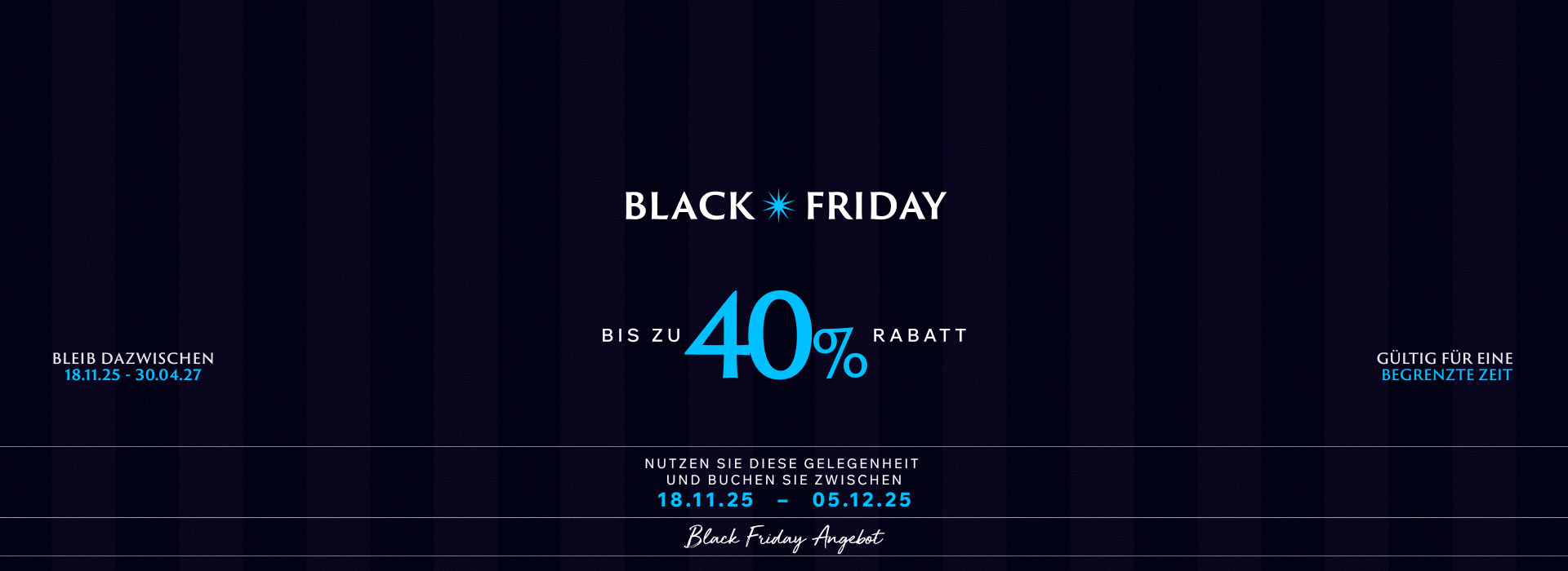 Black Friday en el Hotel Vanilla Garden